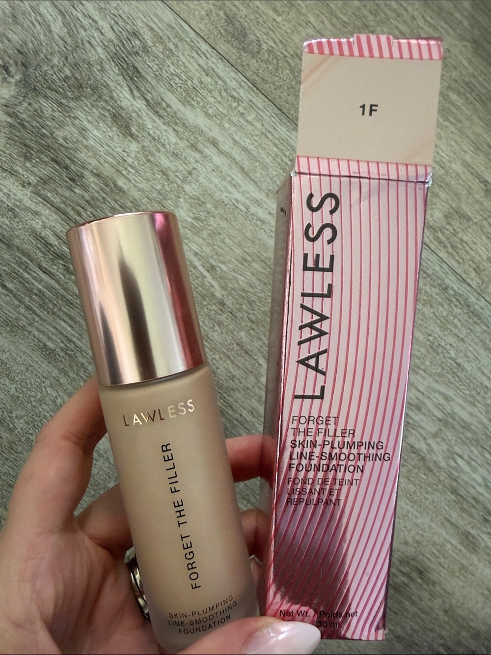 LAWLESS Forget The Filler Foundation - Light Beige (1F)